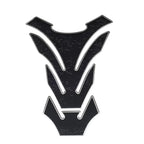 Silver Motorcycle Fuel Tank Pad Cover Protector Decal Grip