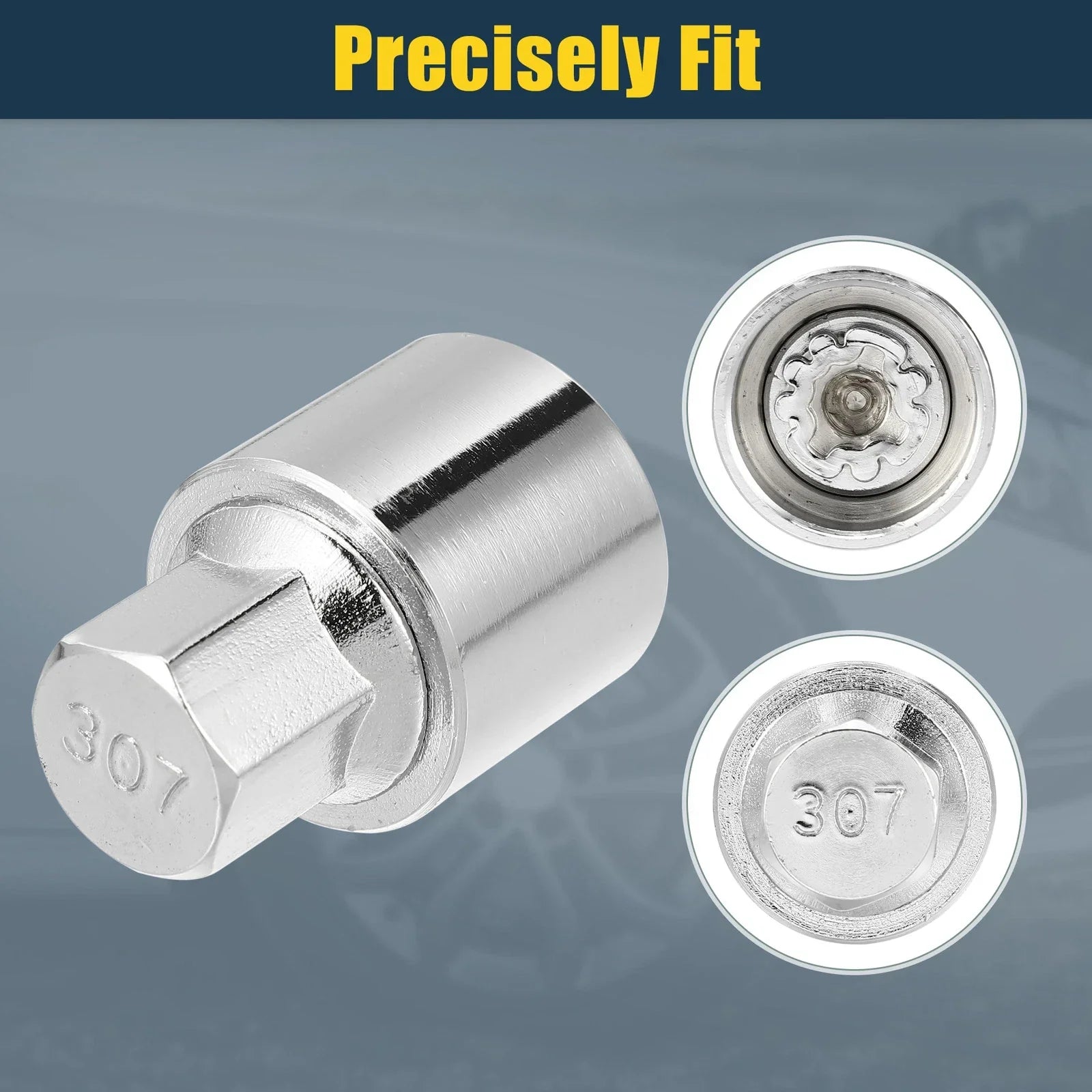 307 Wheel Lock Lug Nut Set with Protector Socket for Mercedes Benz