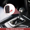 1 Pc Gear Shift Knob Cover for Subaru Forester (2014–2017) Pebbled Black Red