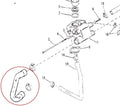Circulating Water Pump to Thermostat Housing Hose for Mercruiser (32-33189, 32-87108)