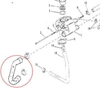 Circulating Water Pump to Thermostat Housing Hose for Mercruiser (32-33189, 32-87108)