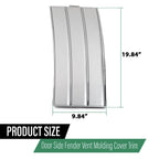 Fender Vents Molding Trim for Range Rover Vogue L405 (2013–2022) Silver