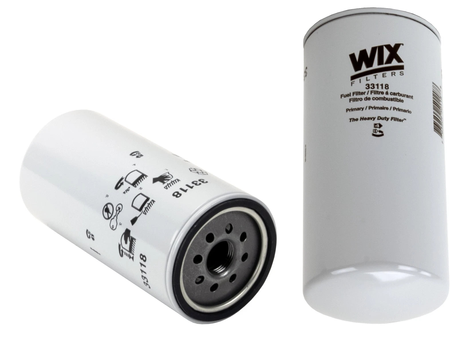 WIX Primary Fuel Filter 33118 for Various Makes Models