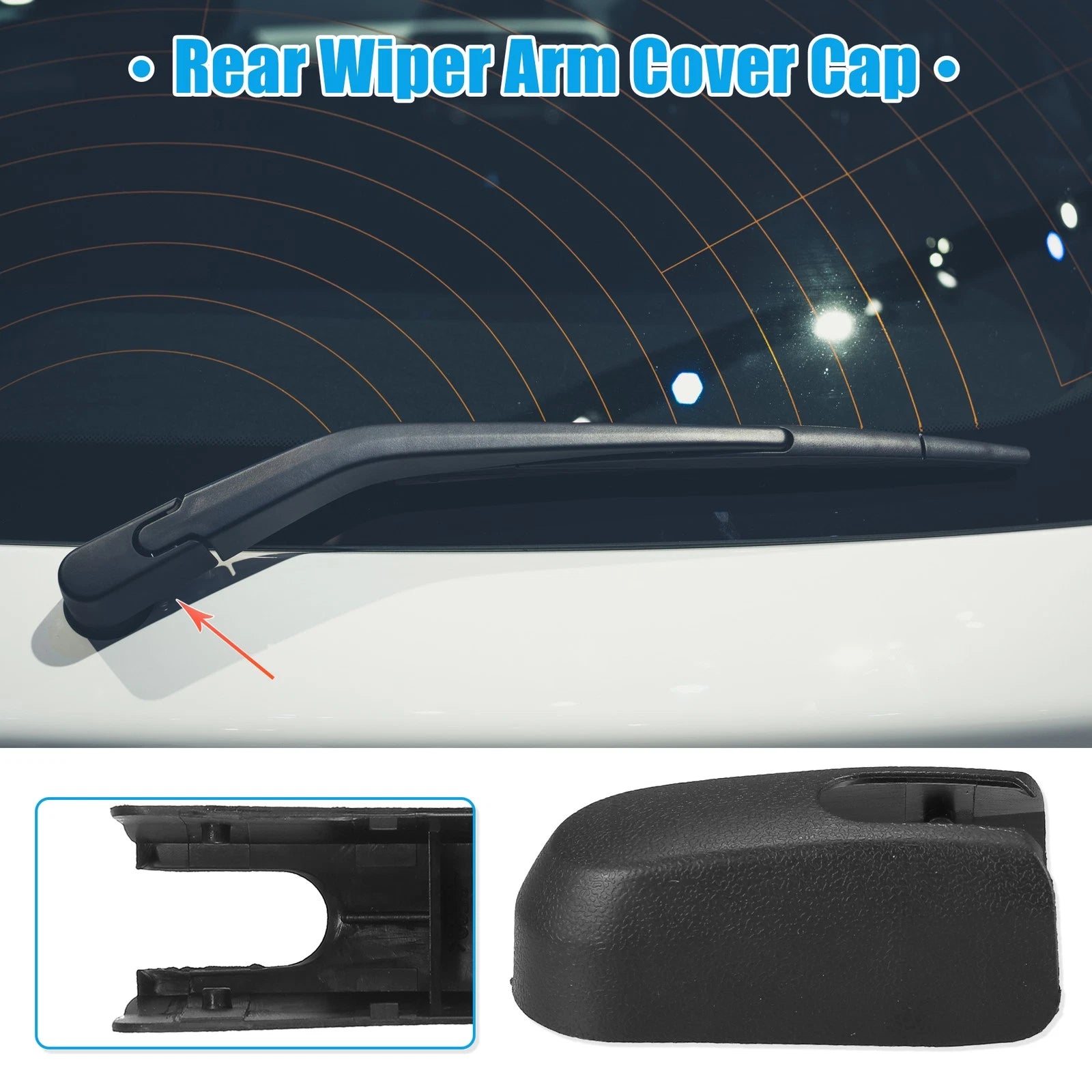 Wiper Arm Nut Cover Cap for Kia Soul (2009–2018) 988122K001