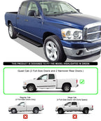 iBoard Running Boards for Dodge Ram 1500 2500 3500 Quad Cab (2002-2008)