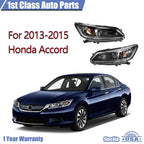 Set of 2 Halogen Headlights for Honda Accord Sedan (2013–2015)
