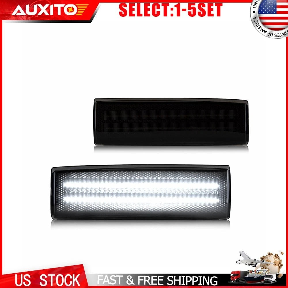 Smoked LED Front Fender Side Marker Lights for Oldsmobile Bravada (1991–1994)