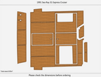 EVA Foam Pad Floor for Sea Ray 31 Express Cruiser (1991)
