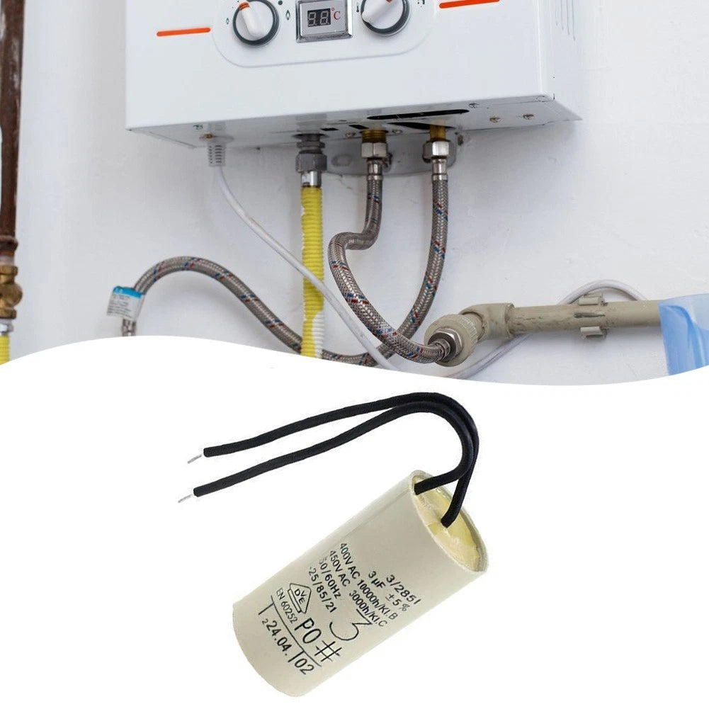 3uF Motor Run Capacitor for Wall Mounted Heating Pumps (Compatible)