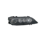 Passenger Side Halogen Headlight Lens/Housing w/Clear Lens And Black Bezel