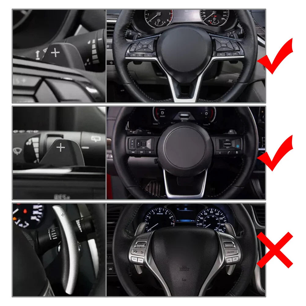 2X Steering Wheel Shift Paddle Extensions for Nissan Altima (2019–2023)