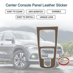 Center Console Panel Sticker for Mercedes-Benz GLA/GLB/EQA/EQB (2020–2024) Deep Brown