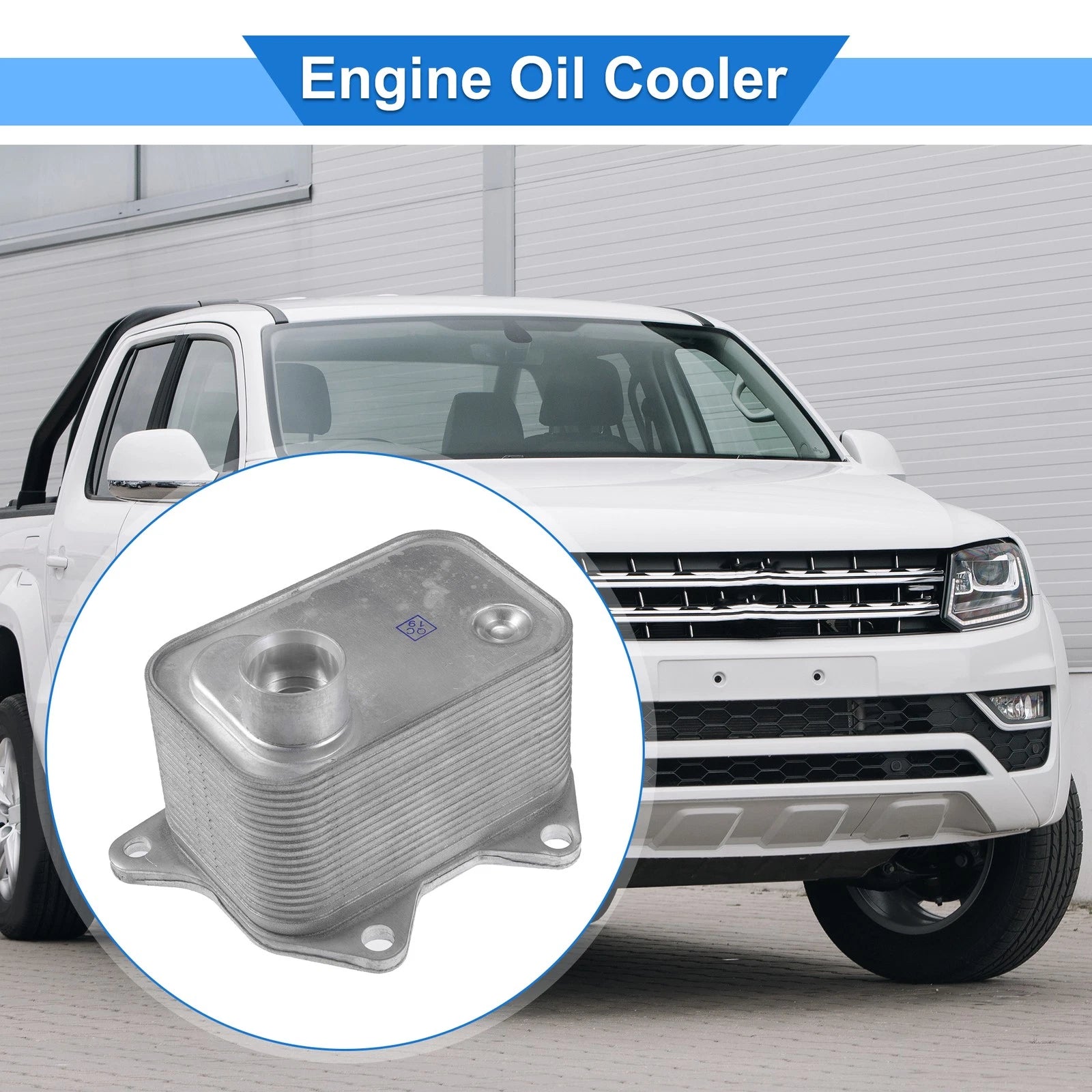 Engine Oil Cooler for Volkswagen Jetta, Passat (No. 06K117021B)