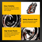Pair of Halogen Headlight Assemblies for Cadillac CTS (2008–2014)