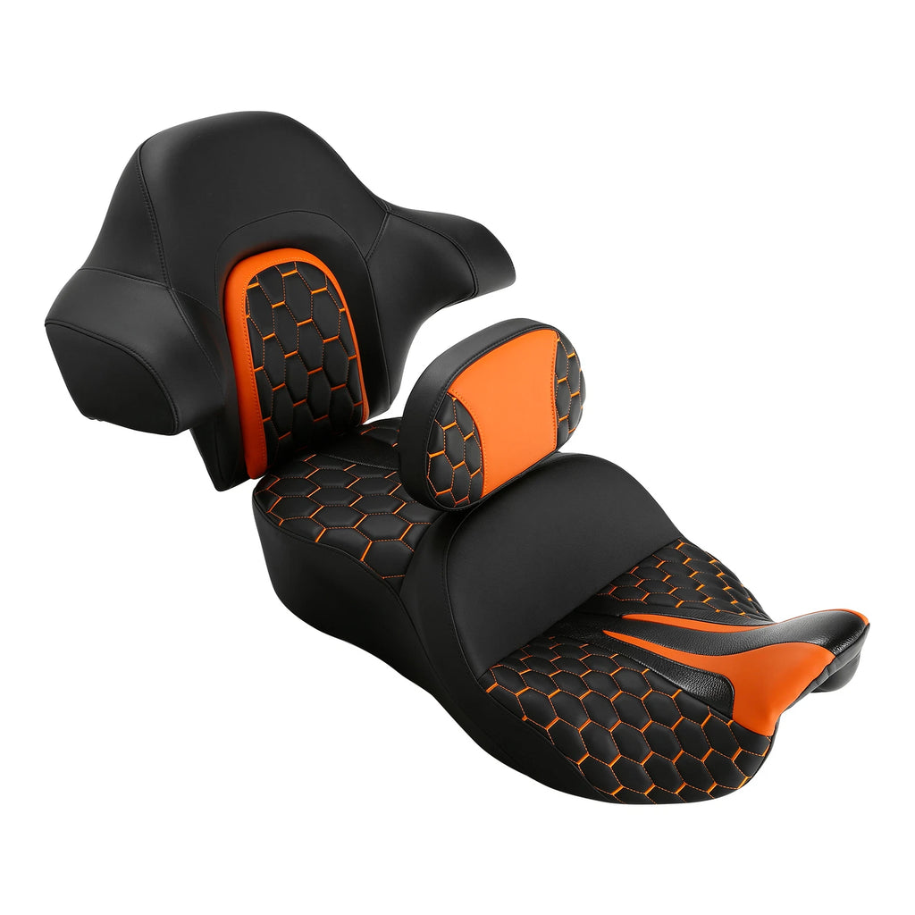 Gel Seat & Backrest Pad for Harley Electra Glide (2014–2023)