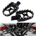 Pair Wide Fat Foot Pegs for Harley Dyna Softail Sportster 883