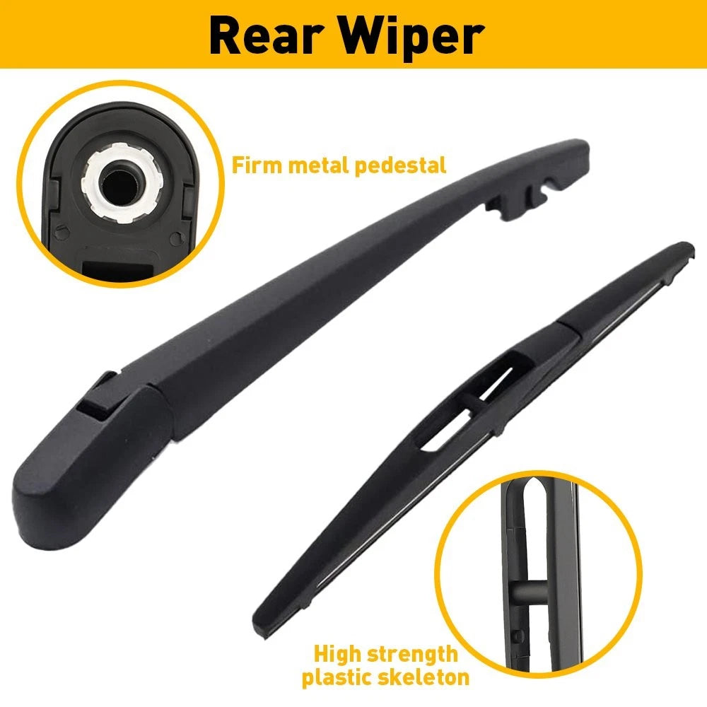 Rear Window Wiper Blade & Arm for Honda Acura MDX Infiniti Subaru (2007–2020)