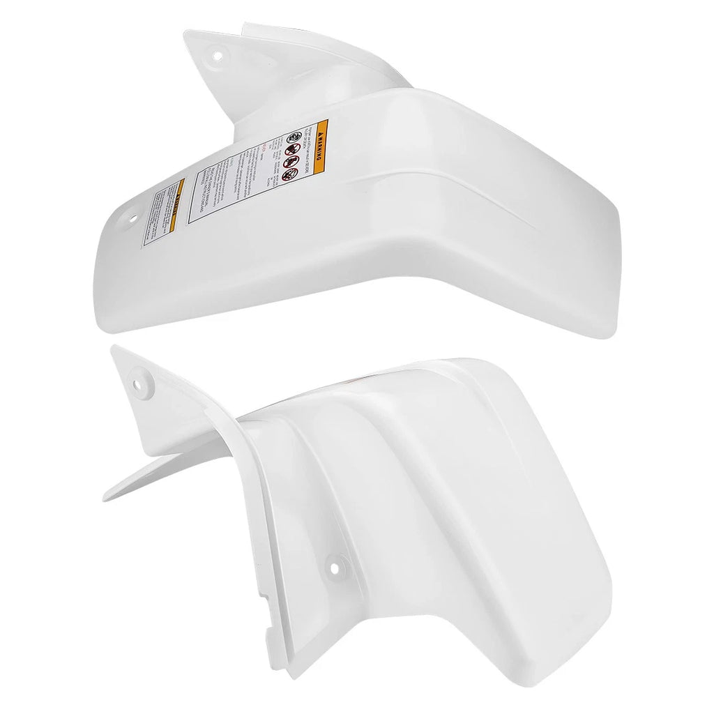 Front Fender Set for Yamaha Blaster YFS200 (1988–2006) White Plastic