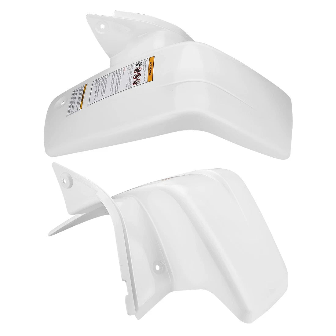 Front Fender Set for Yamaha Blaster YFS200 (1988–2006) White Plastic
