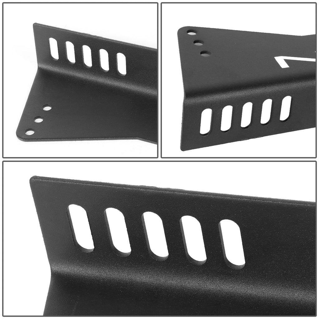 Set of 2 NRG Innovations Steel Bucket Seat Side Mount Brackets RSC-100MB
