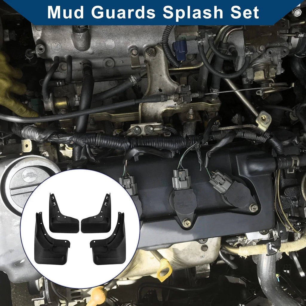 Mud Flaps Splash Guards Set for Mercedes-Benz ML350 (2012-2015)