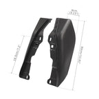 Carbon Fiber Matte Black Mid-Frame Air Deflector for Harley Street Glide (2009–2023)
