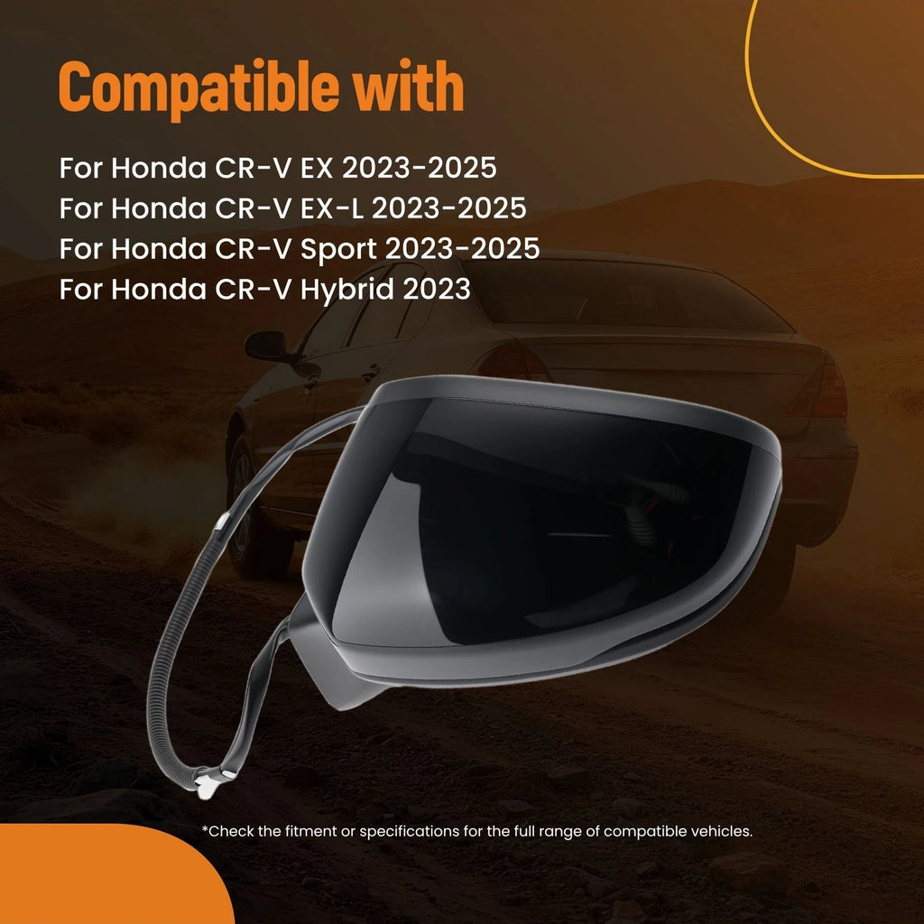 Left Rear View Mirror for Honda CR-V Sport Hybrid (2023–2025) 762583A0A92