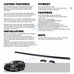 Carbon Fiber Style Central Dash Panel Upper Stripe for Honda CR-V (2017-2022)