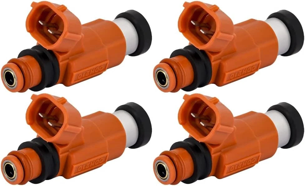 Set of 4 Fuel Injectors for Yamaha Outboard 115 HP (15710-65D00)