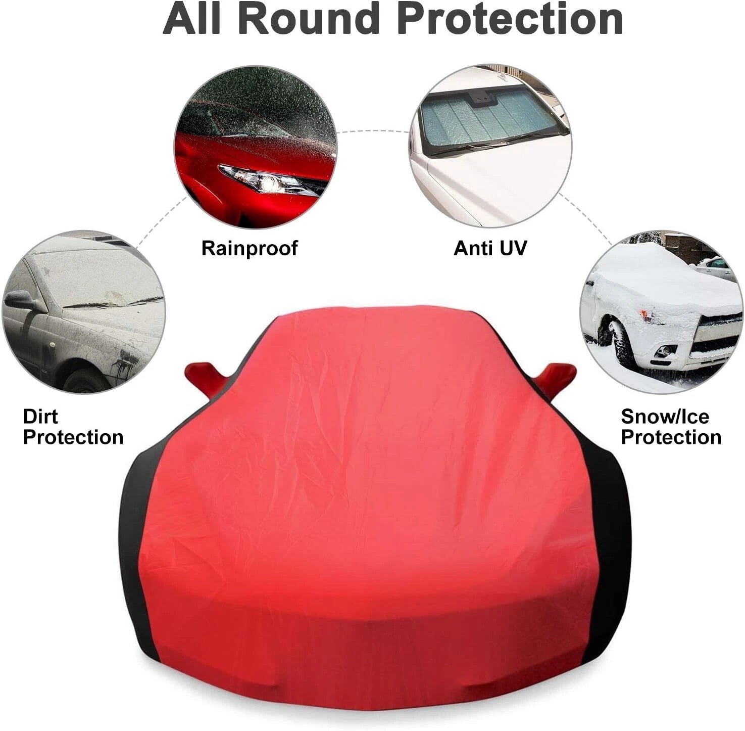 Full Car Cover for Corvette C6 (2005–2013) Waterproof UV All Weather