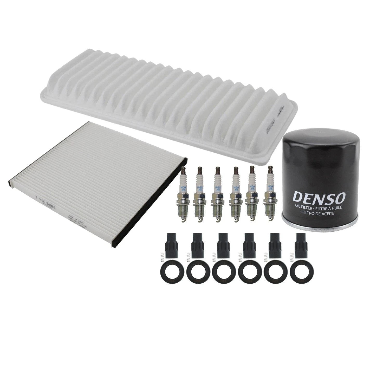 Tune Up Kit with NGK 6 Spark Plugs & Boots for Lexus RX400h (2006–2008)