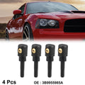 Set of 4 Windshield Washer Sprayer Nozzles for VW Audi Skoda (3B9955985A)