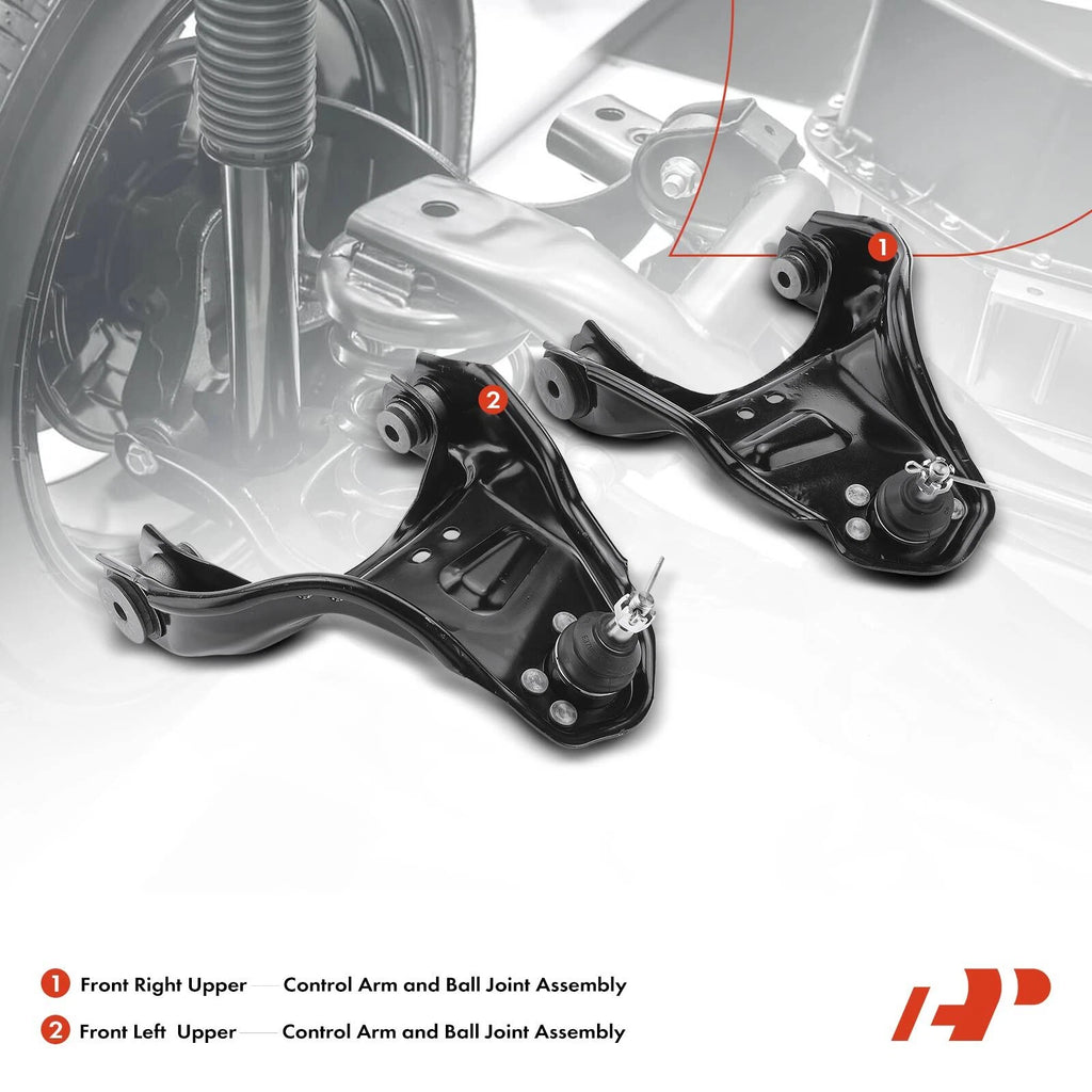 Set of 4 Front Wheel Bearing Control Arm Ball Joint Kit for Chevrolet GMC