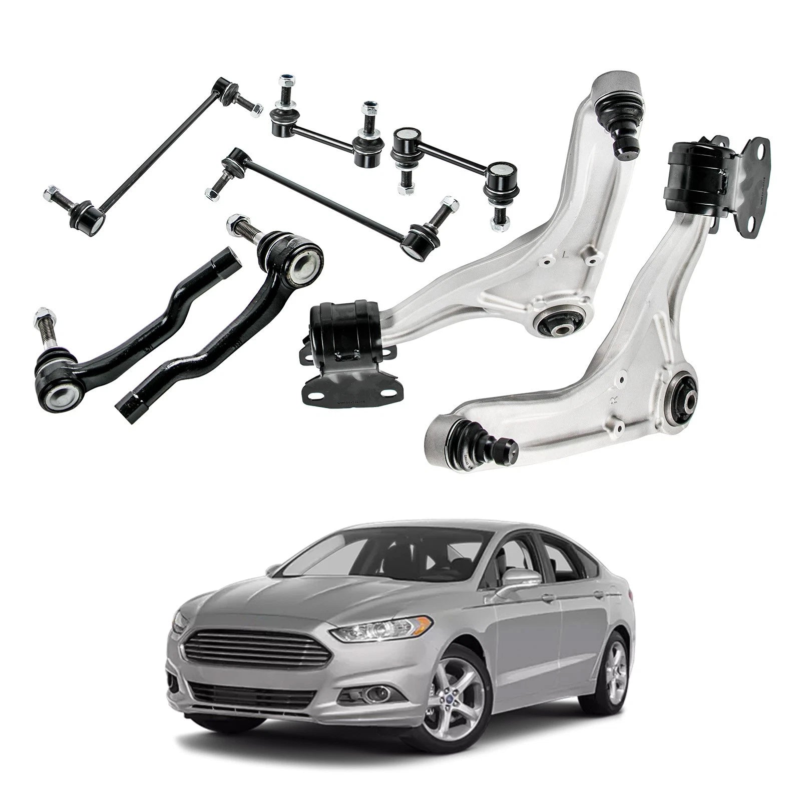 Front Lower Control Arm Sway Bar Link Kit for 2013–2018 Ford Fusion MKZ