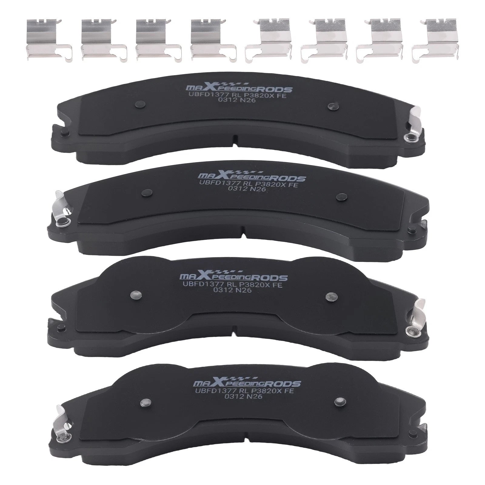 Front Disc Brake Pads Kit for GMC Savana/Chevrolet Express 3500 4500 (2009–2020)