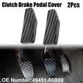 2X Gas Pedal Covers for Suzuki Aerio (2002–2007) Black