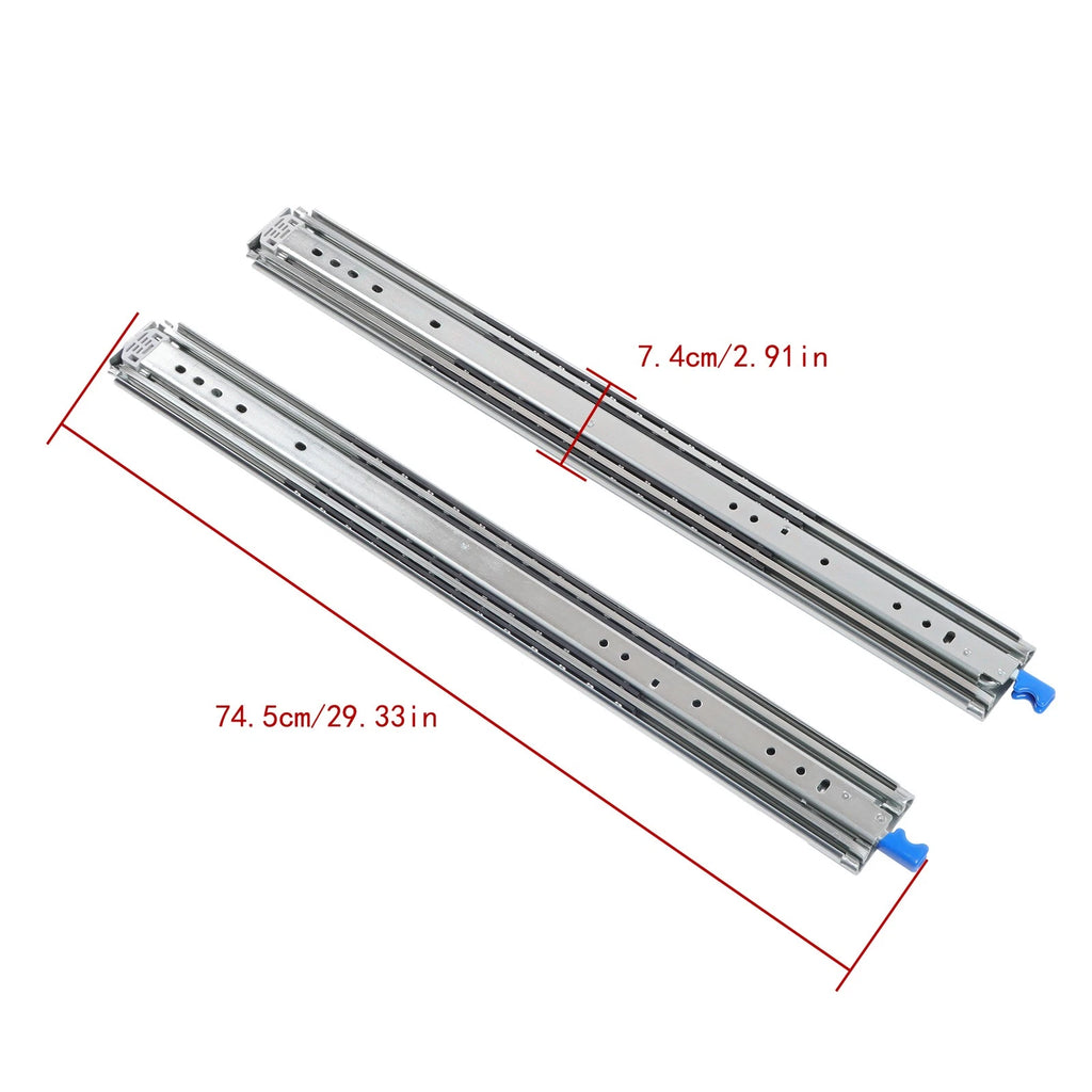 28" Heavy Duty Locking Drawer Slides for Universal Applications (YYYY–YYYY)