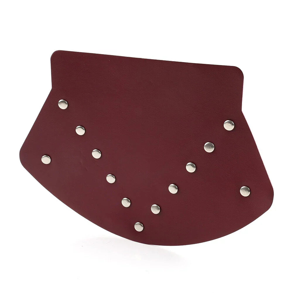 Rear Fender Mudguard Cover PU Leather Red for Harley Sportster 883XL (2004-2023)