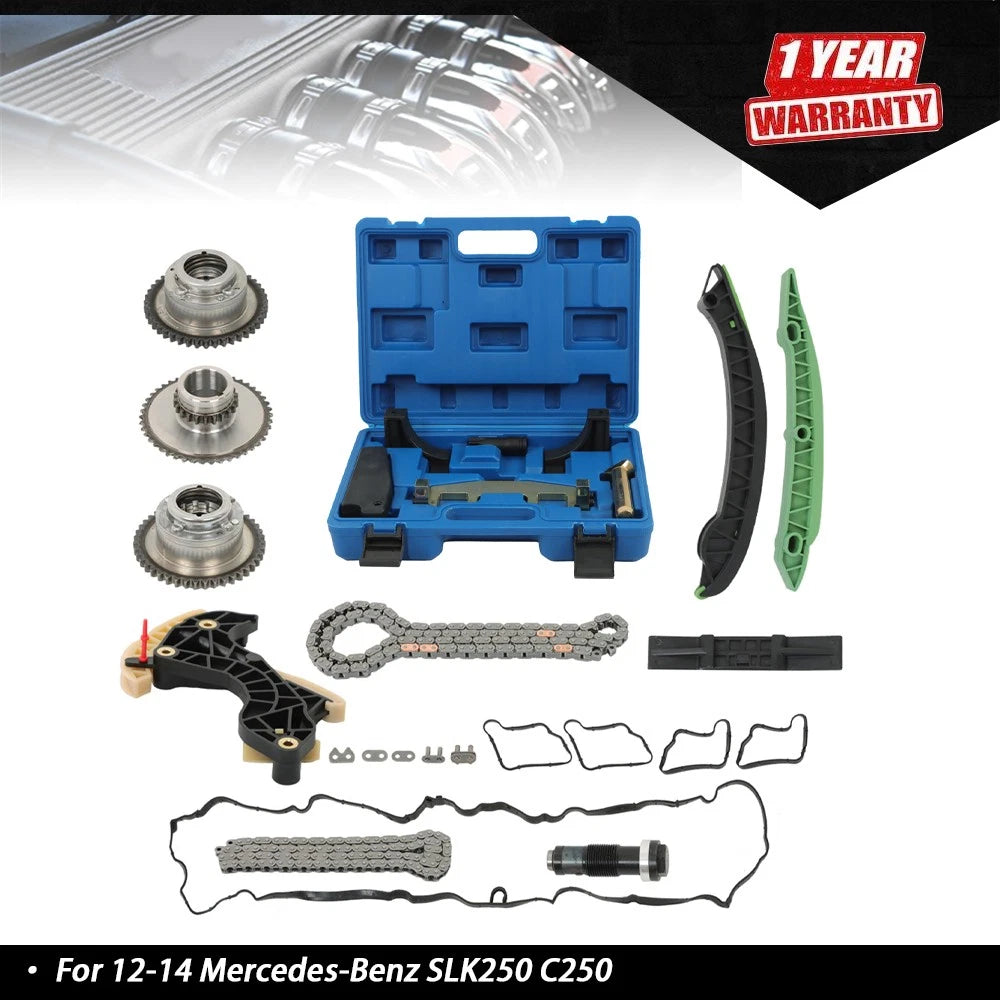 Timing Chain Kit for Mercedes Benz C250 SLK250 (2012–2015)