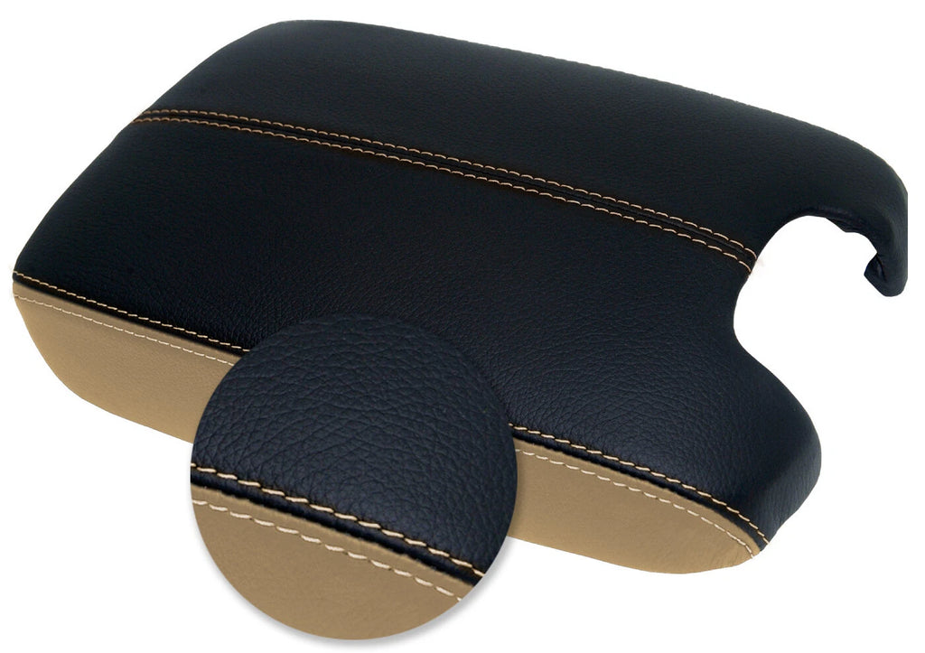 Console Lid Armrest Cover for Honda Accord (2008–2012) Black & Beige