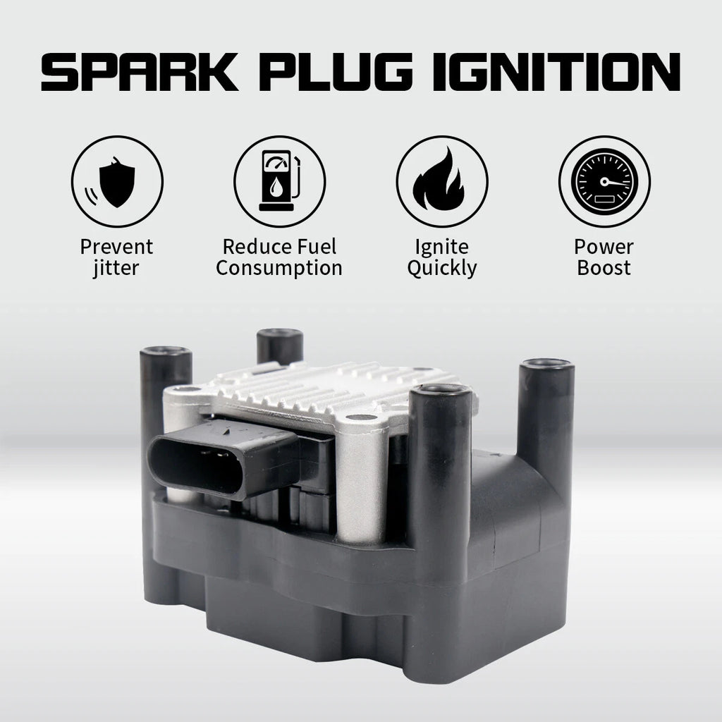 Ignition Coil Pack for Volkswagen Beetle Golf Jetta L4 2.0 (1998–2001) UF277 032905106