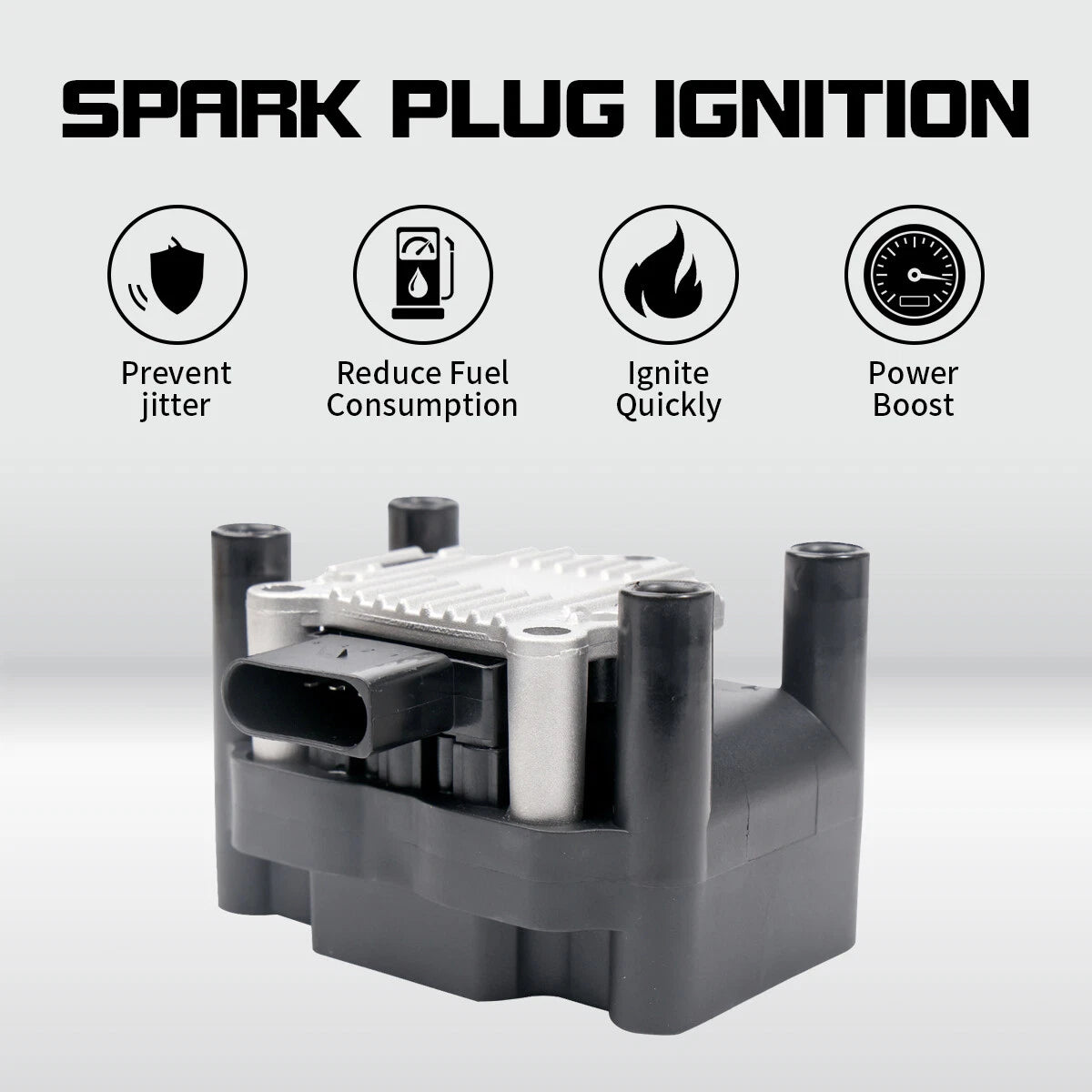 Ignition Coil Pack for Volkswagen Beetle Golf Jetta L4 2.0 (1998–2001) UF277 032905106