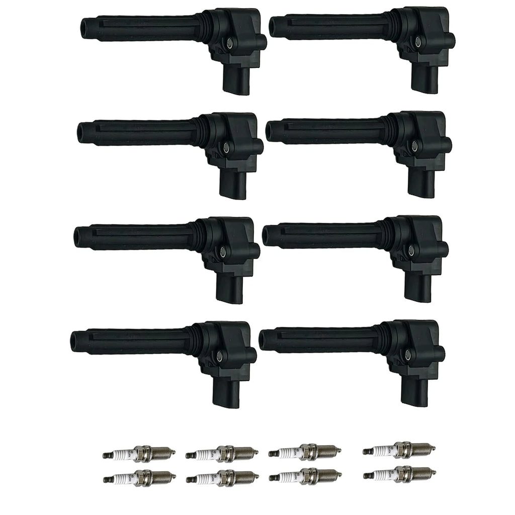 Set of 8 Ignition Coils & Iridium Spark Plugs for Audi A8 Quattro (2010-2017)