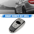 Set of 4 Button Smart Remote Key Shell for Subaru Ascent (2019–2022) TPU Silver Tone