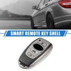 Set of 4 Button Smart Remote Key Shell for Subaru Ascent (2019–2022) TPU Silver Tone