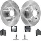 Rear Brake Disc Rotors and Pads Kit for MB Mercedes SLK Class