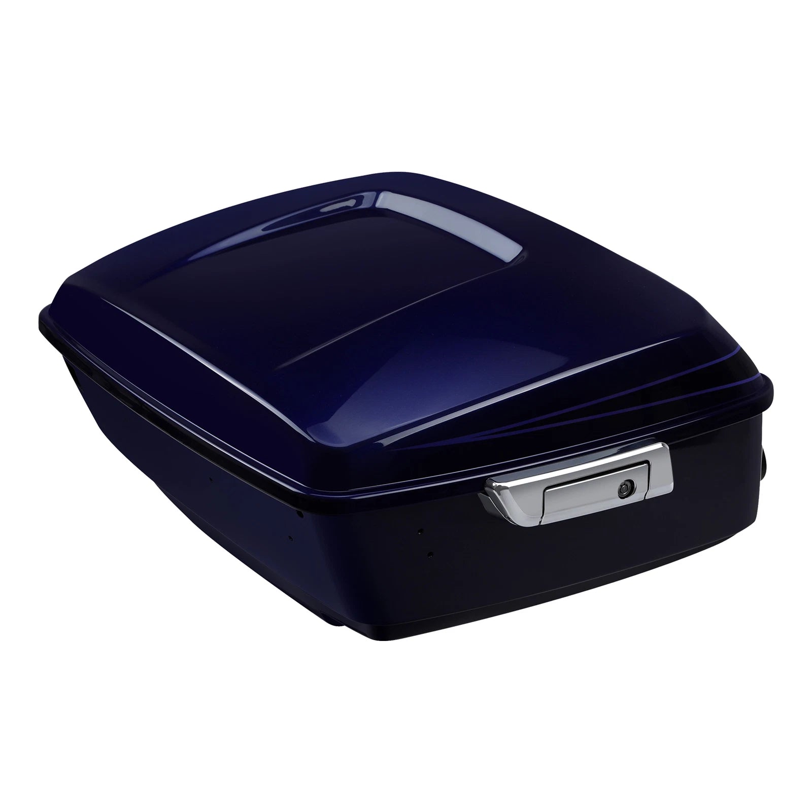 King Trunk for Harley Street Glide (2014–2024) Zephyr Blue/Black Sunglo