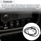 Audio Aux Adapter Cable Wire Stereo Radio Harness for BMW Car