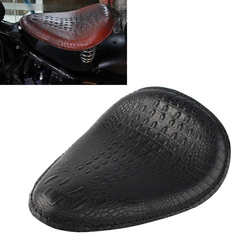 Motor Solo Driver Cushion Seat for Harley, Honda, Yamaha, Kawasaki, Suzuki (1pc)