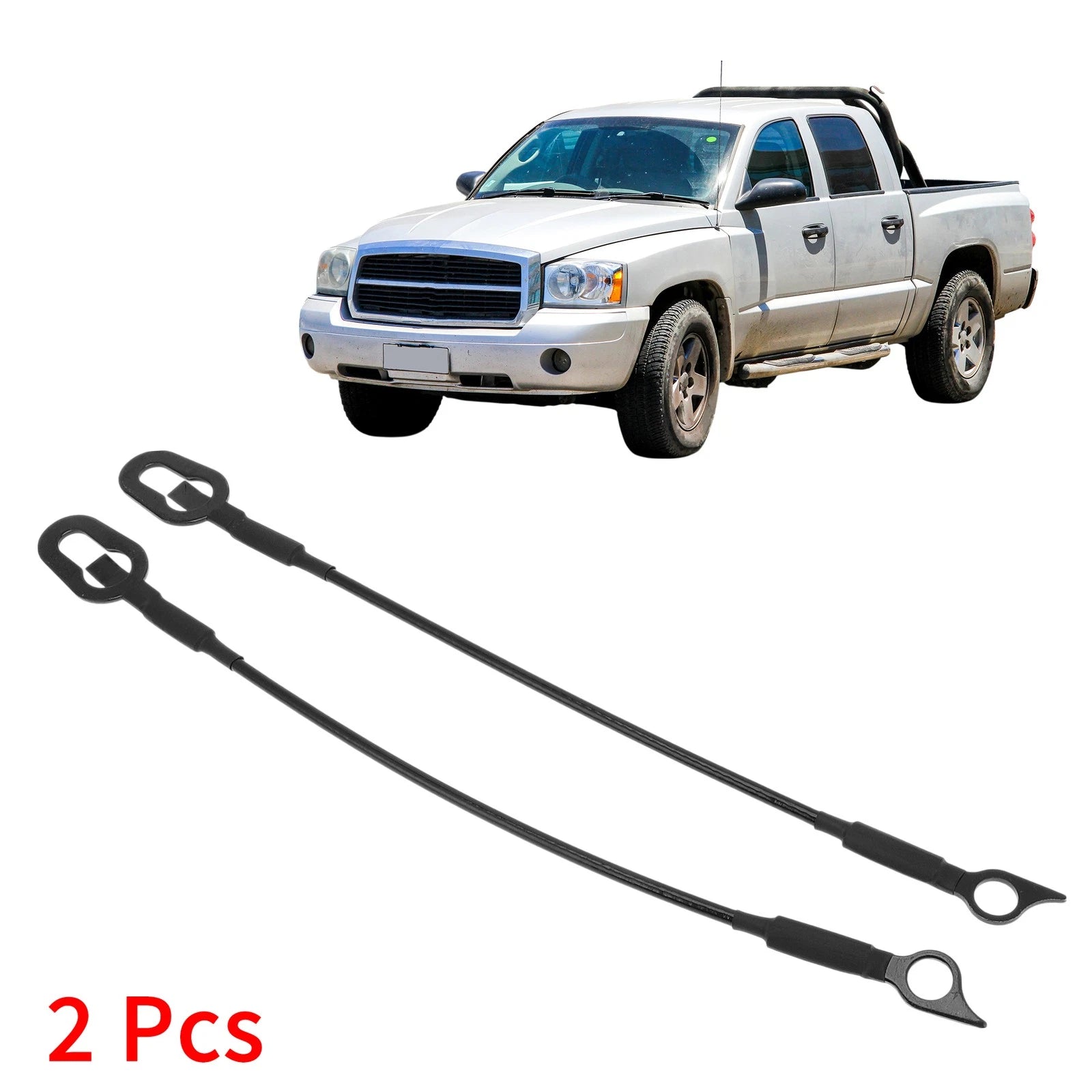 Tailgate Support Cables for Dodge Dakota, Mitsubishi Raider (No. 4352190)